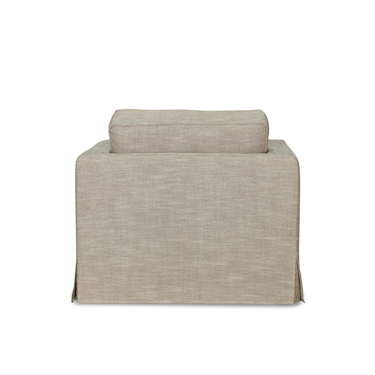 Denver Slipcover Lounge Chair - Linen Brown