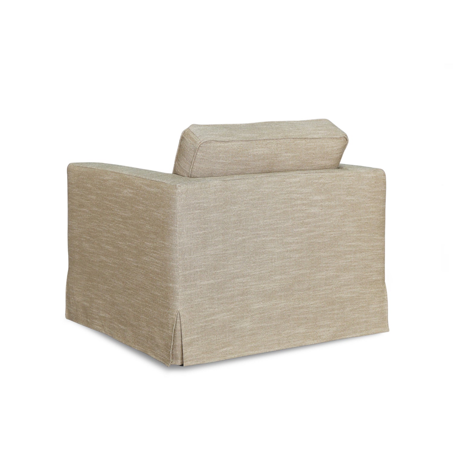 Denver Slipcover Lounge Chair - Linen Brown