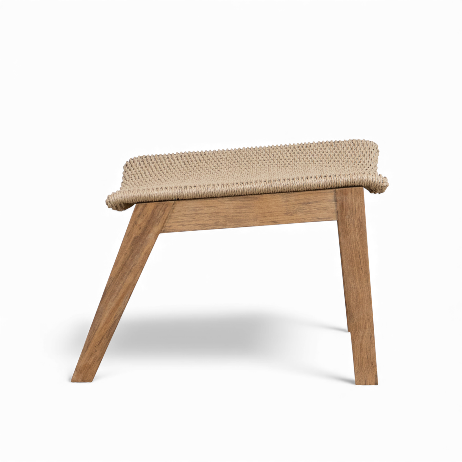 Carmel Wicker Ottoman