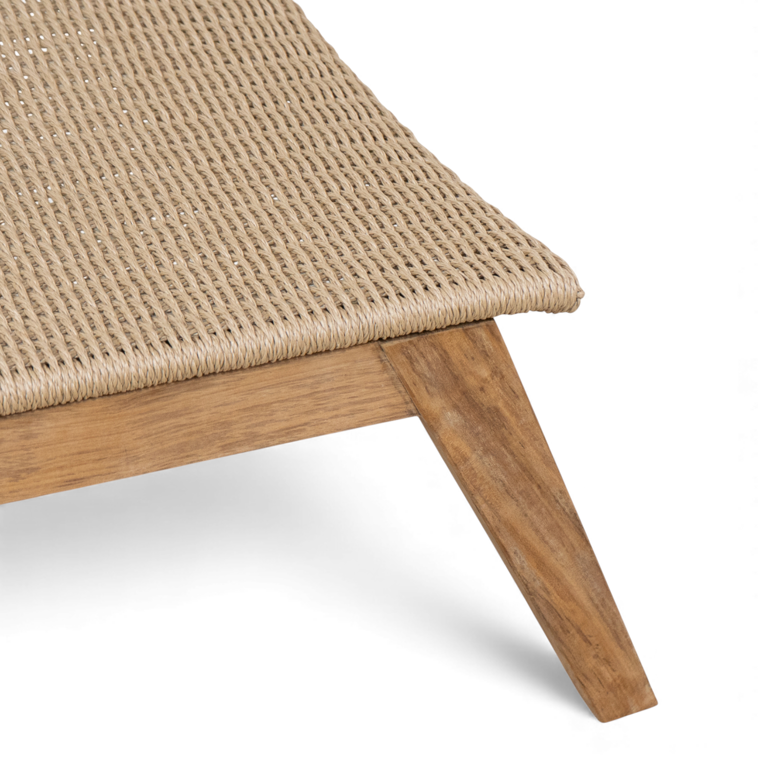 Carmel Wicker Ottoman