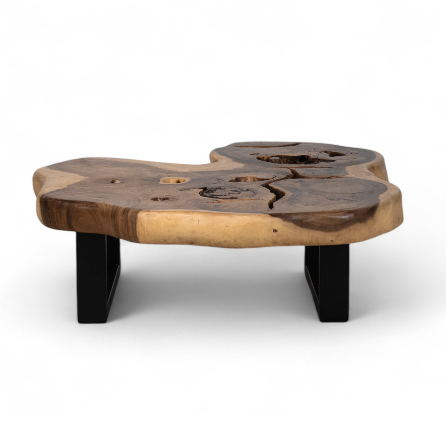 Suar Wood Live Edge Coffee Table