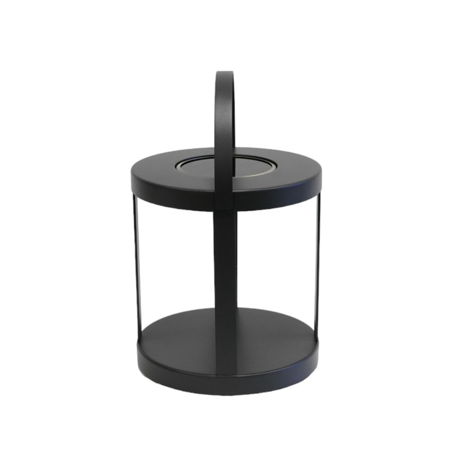 Pillar Charcoal Solar Lantern