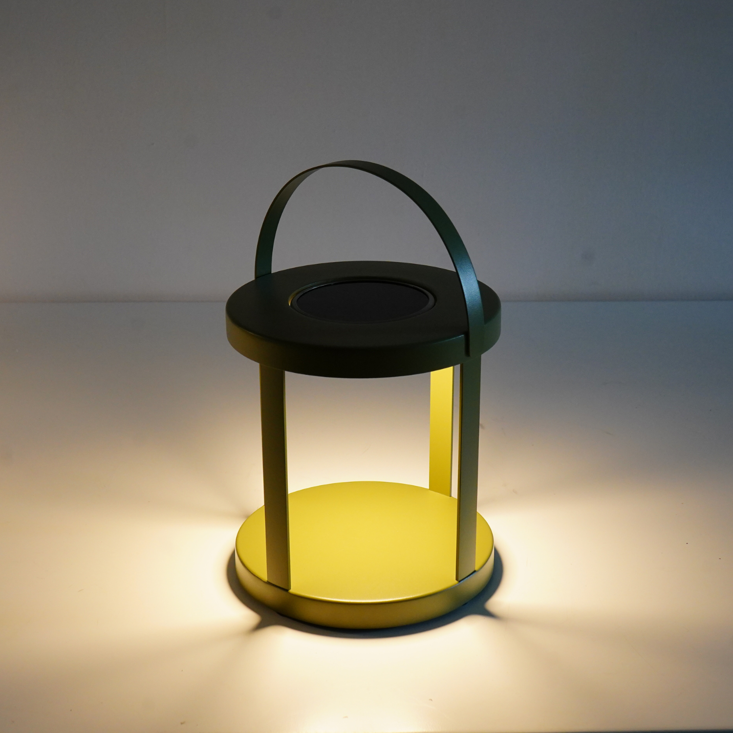 Pillar Olive Solar Lantern