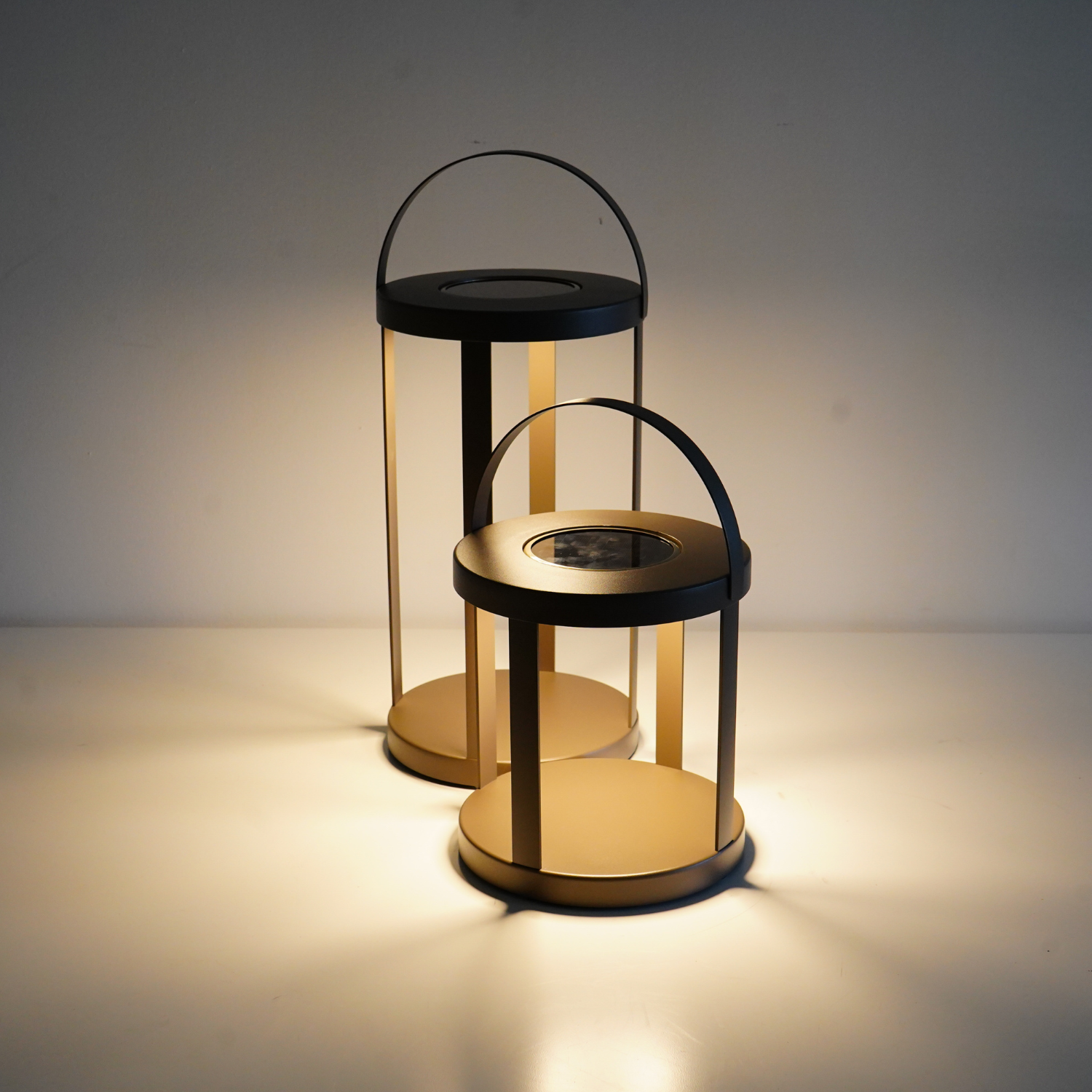 Pillar Solar Lantern - Mood Taupe