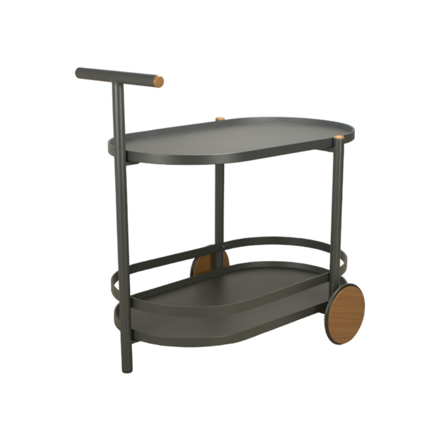 Hudson Charcoal Bar Cart