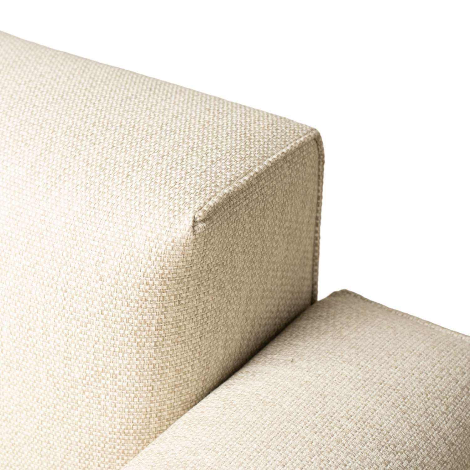 Rideau Fontelina Taupe 3-Piece Sectional - Mood Taupe