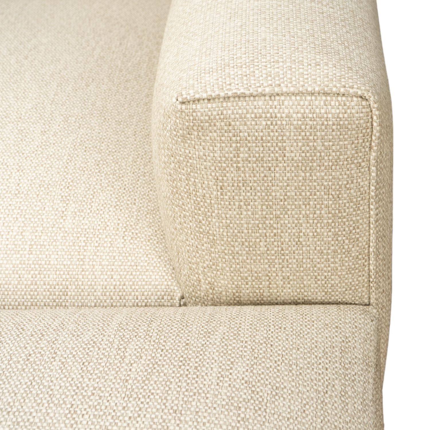 Rideau Fontelina Taupe 3-Piece Sectional - Mood Taupe