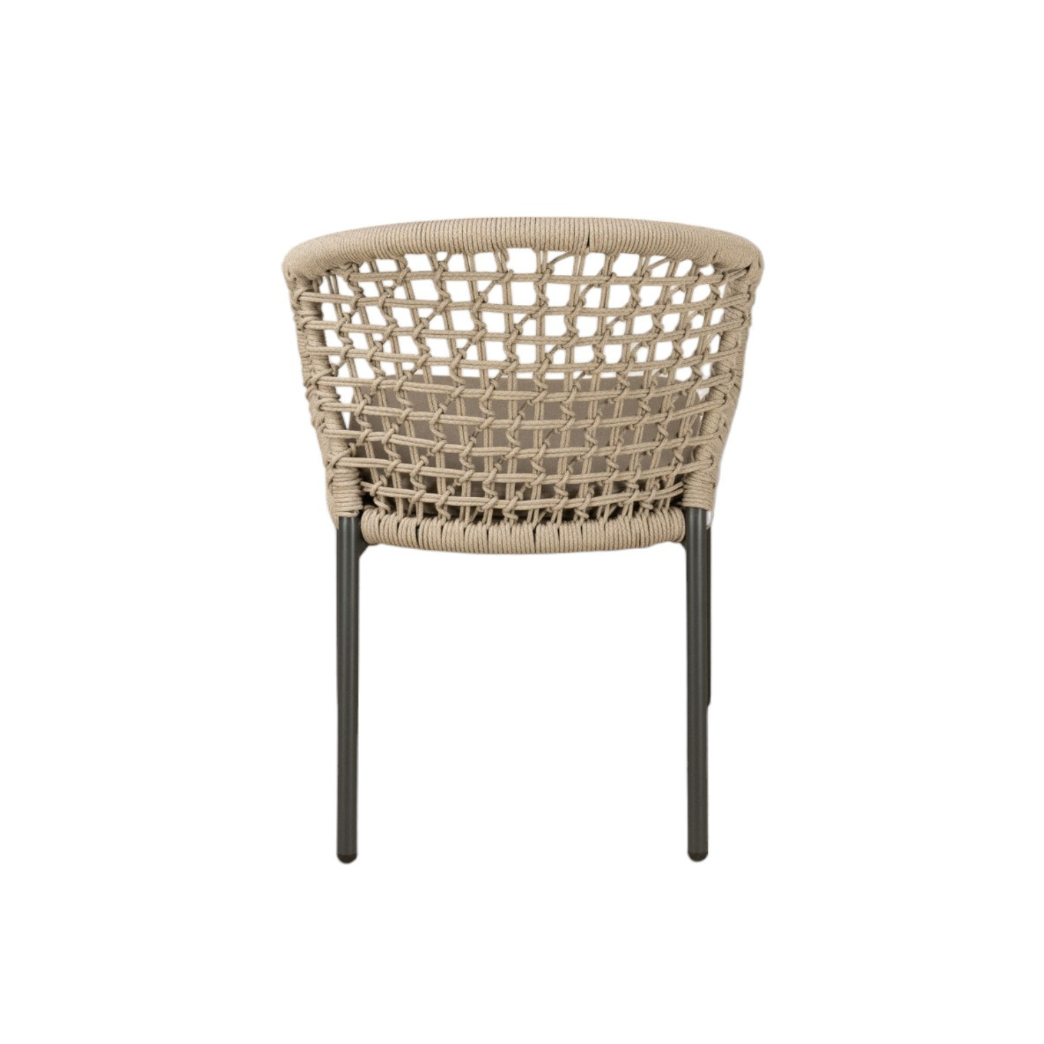Hudson Canvas Sand Dining Arm Chair