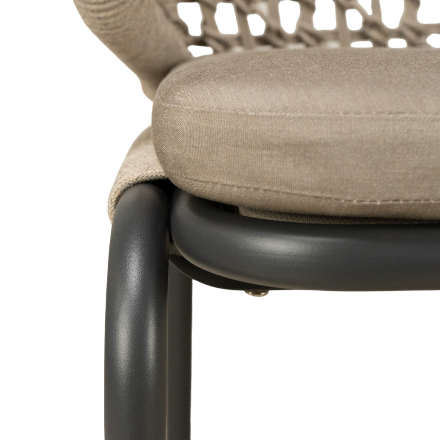 Hudson Canvas Sand Dining Arm Chair