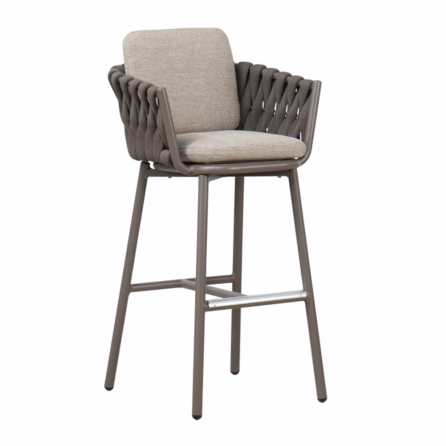 Elgin Outdoor Barstool - Mood Taupe