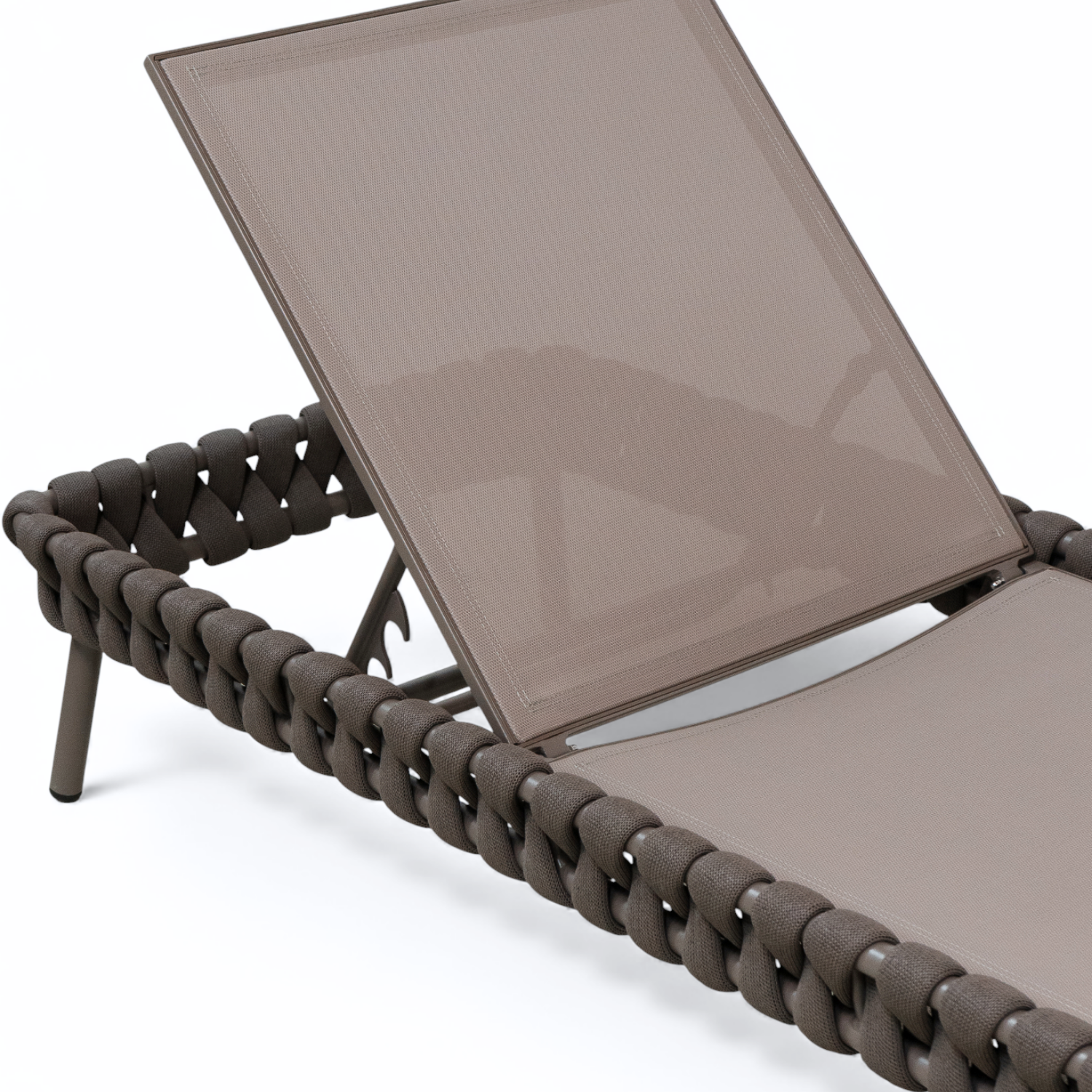 Elgin Rope Sun Lounger - Mood Taupe