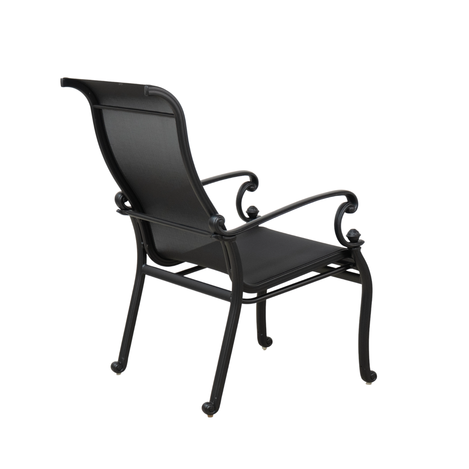 Burlington High-Back Sling Dining Arm Chair