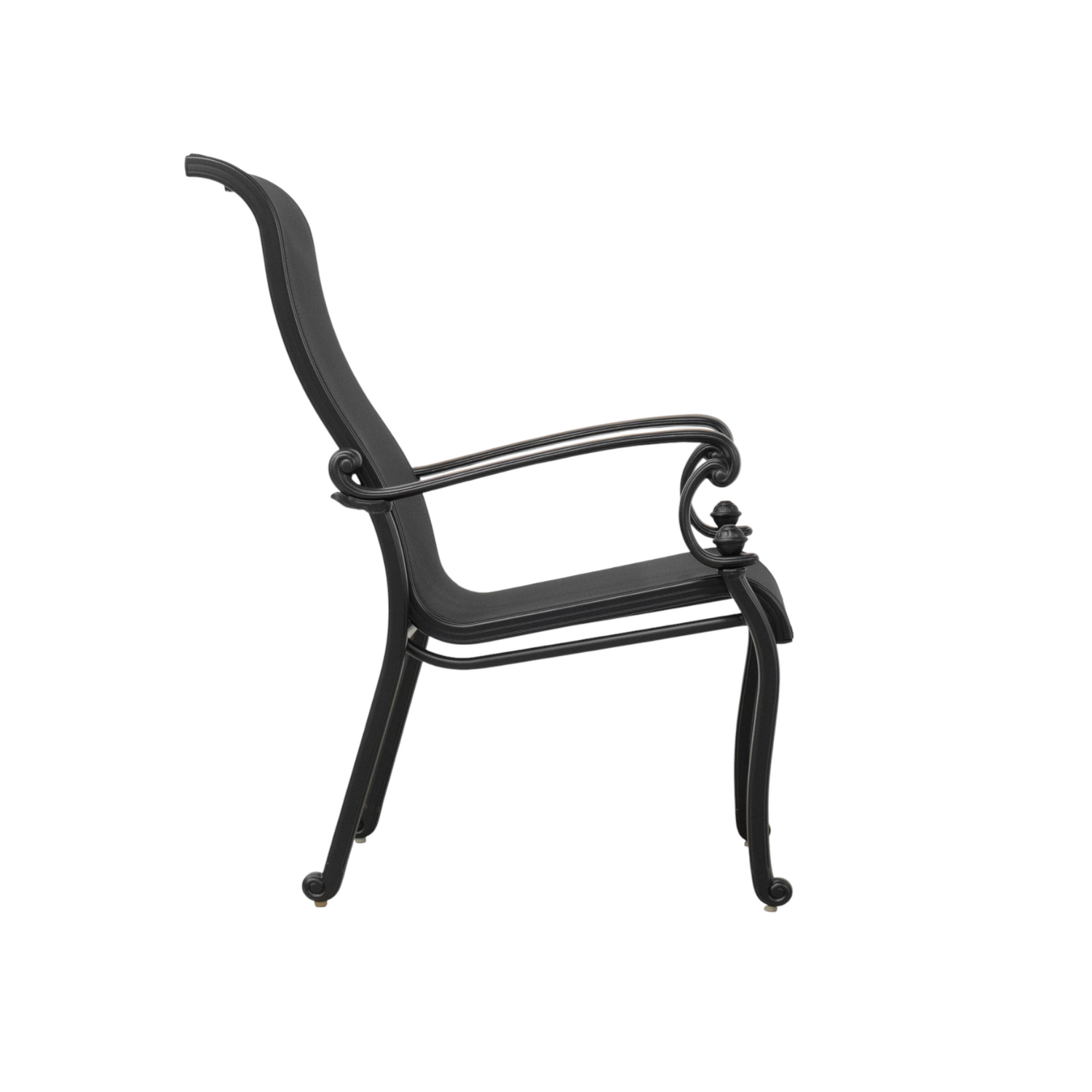 Burlington High-Back Sling Dining Arm Chair