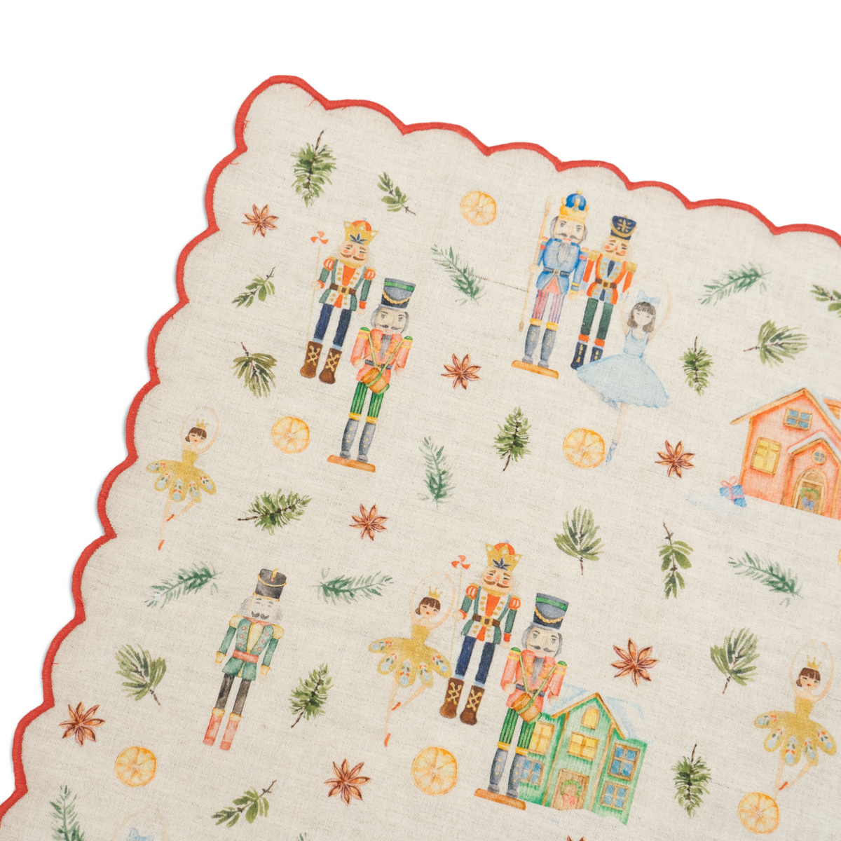 Scallop Nutcracker Napkin (Set of 4)