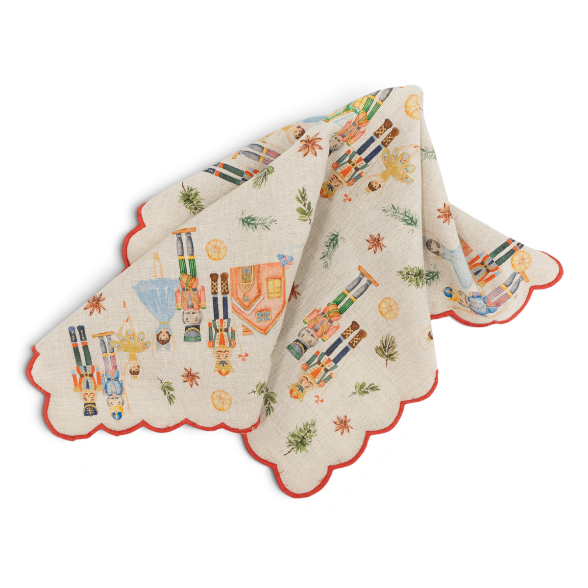 Scallop Nutcracker Napkin (Set of 4)