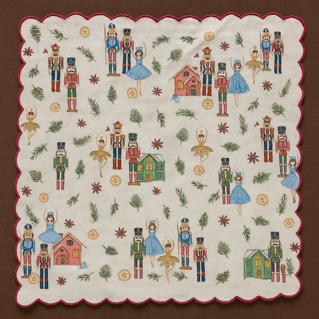 Scallop Nutcracker Napkin (Set of 4)