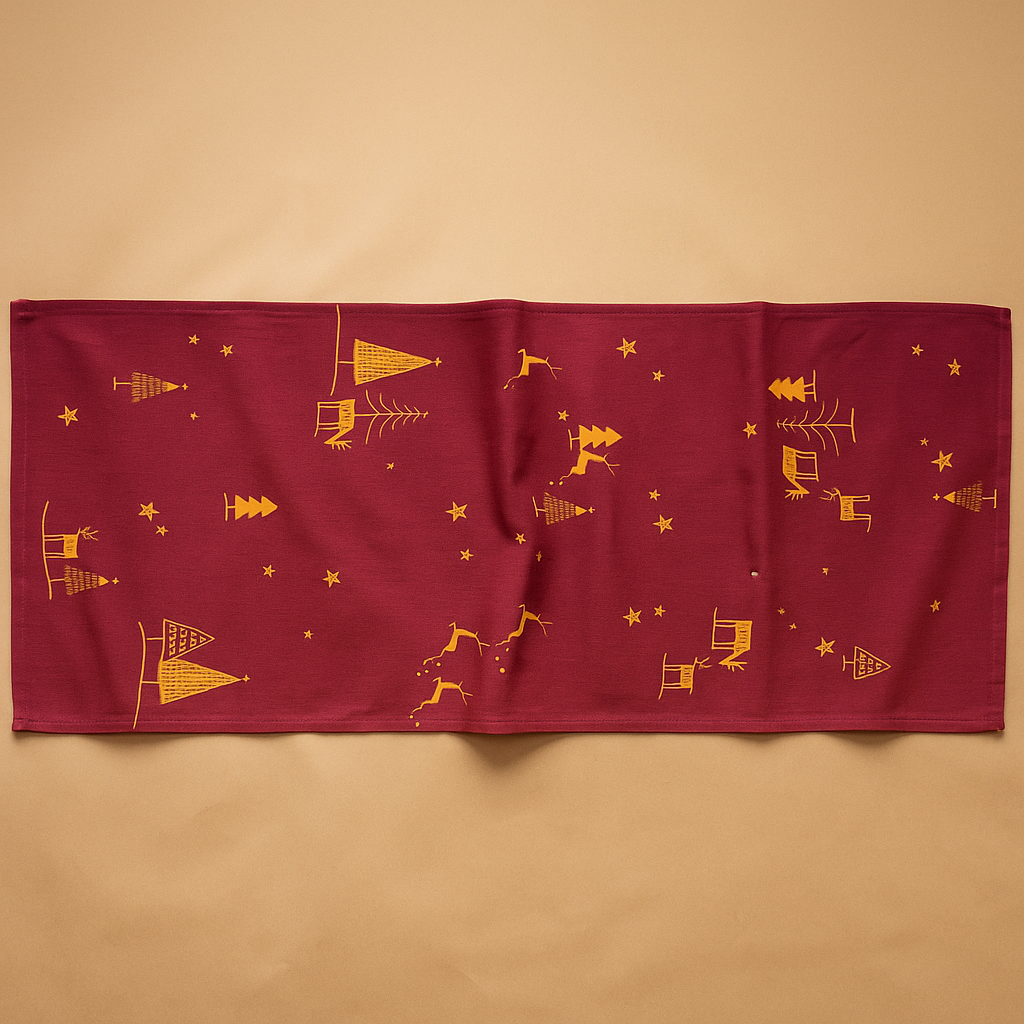 Cranberry Cheer Table Runner