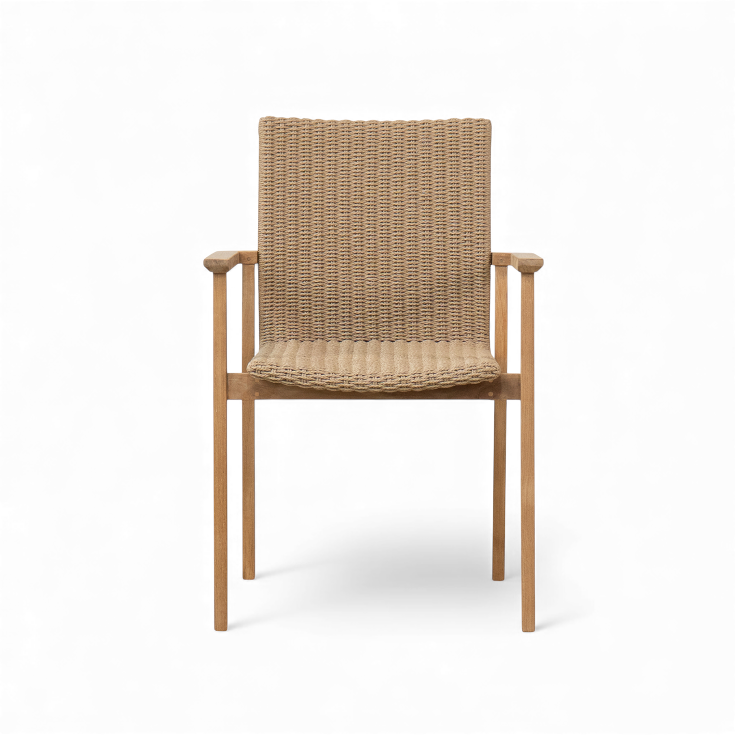 Carmel Wicker Dining Armchair