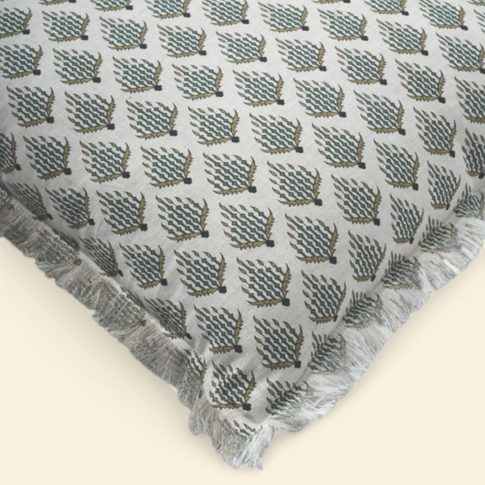 Mosaic Centennial Block Print Toss Pillow