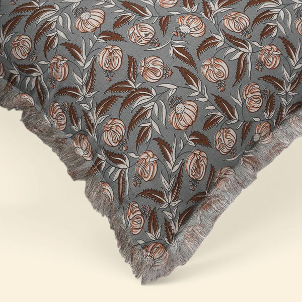 Hazelbrook Botanical Block Print Toss Pillow