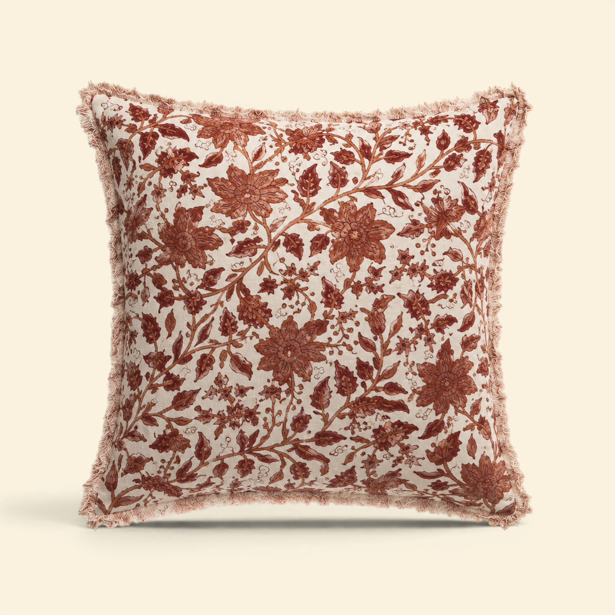 Wiltshire Botanical Block Print Toss Pillow