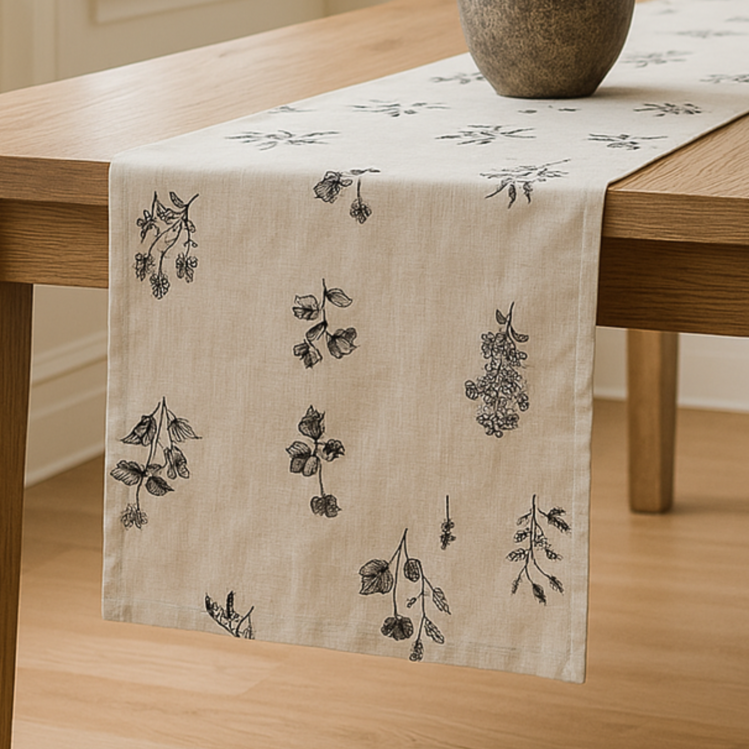 Fleur Cotton Table Runner