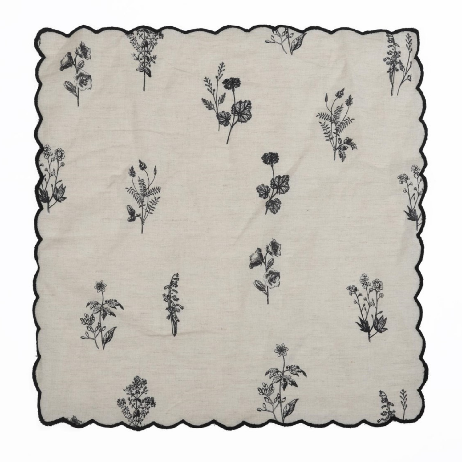 Scallop Fleur Cotton Napkins (Set of 4)