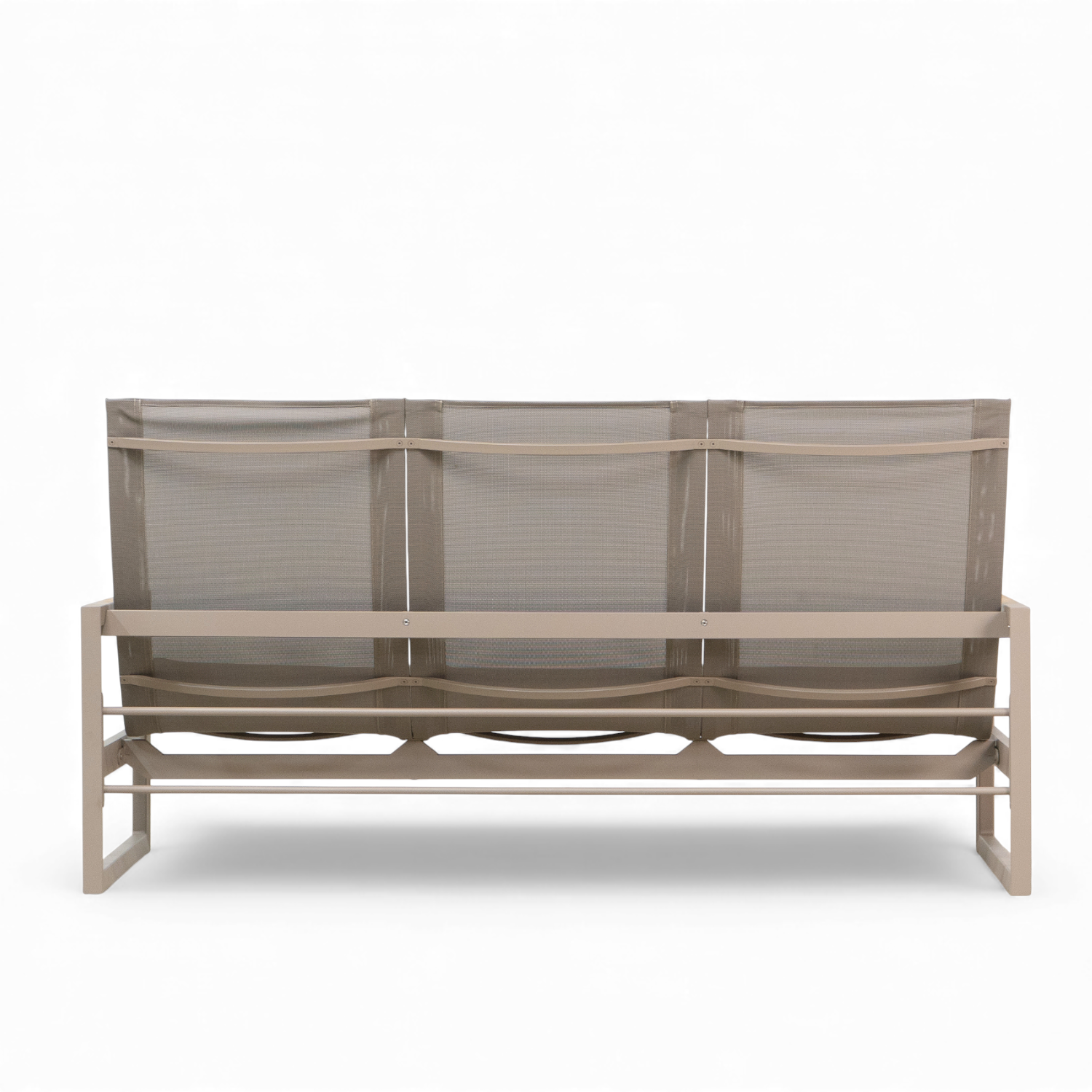 Cubic High-Back Sling Sofa - Fawn Taupe