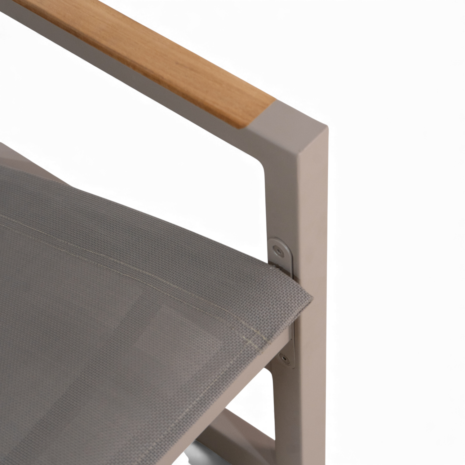 Cubic High-Back Sling Sofa - Fawn Taupe