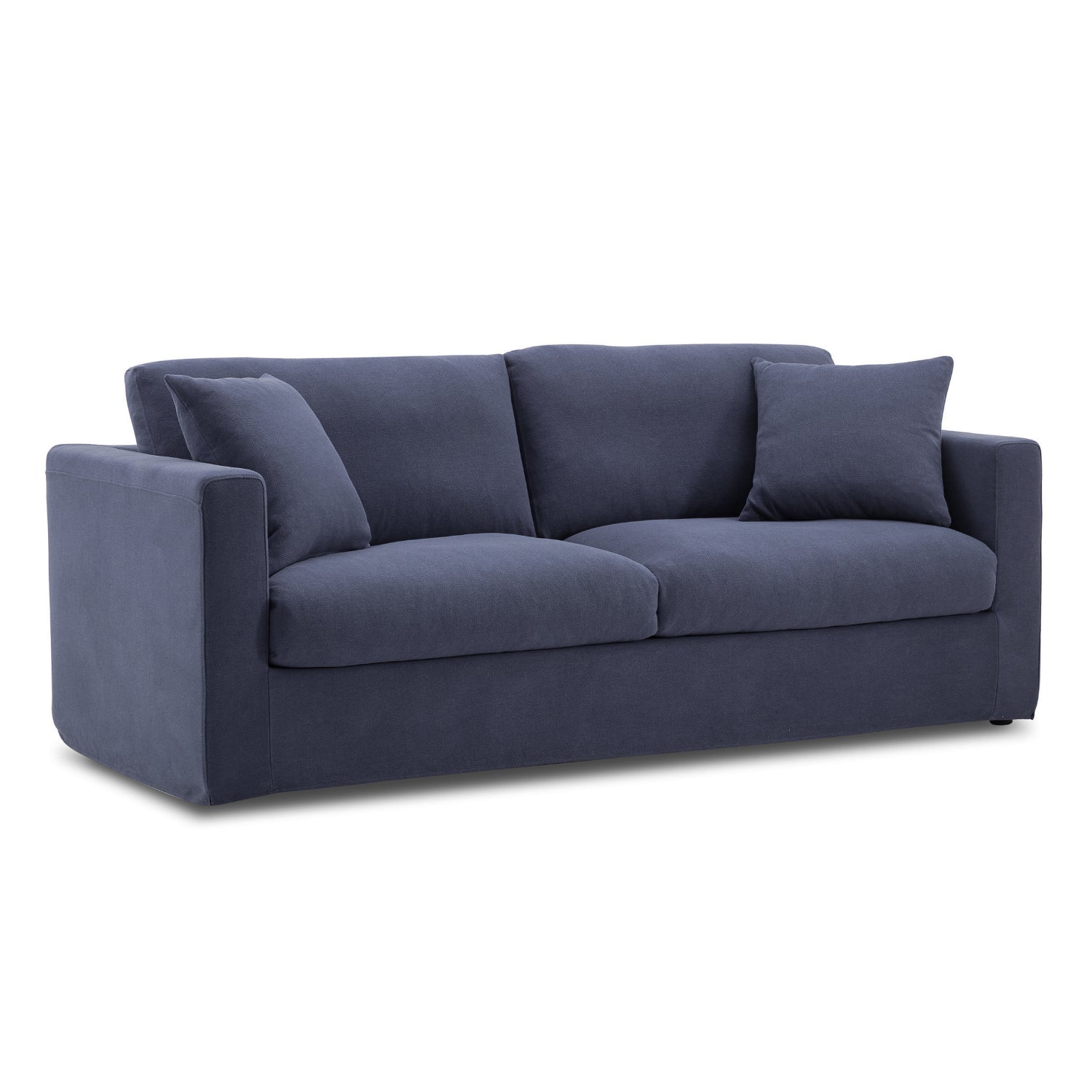 Bungalow 84" Linen Slipcover Sofa - Smoky Blue