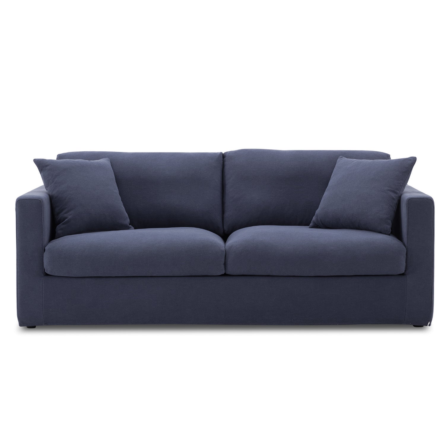Bungalow 84" Linen Slipcover Sofa - Smoky Blue
