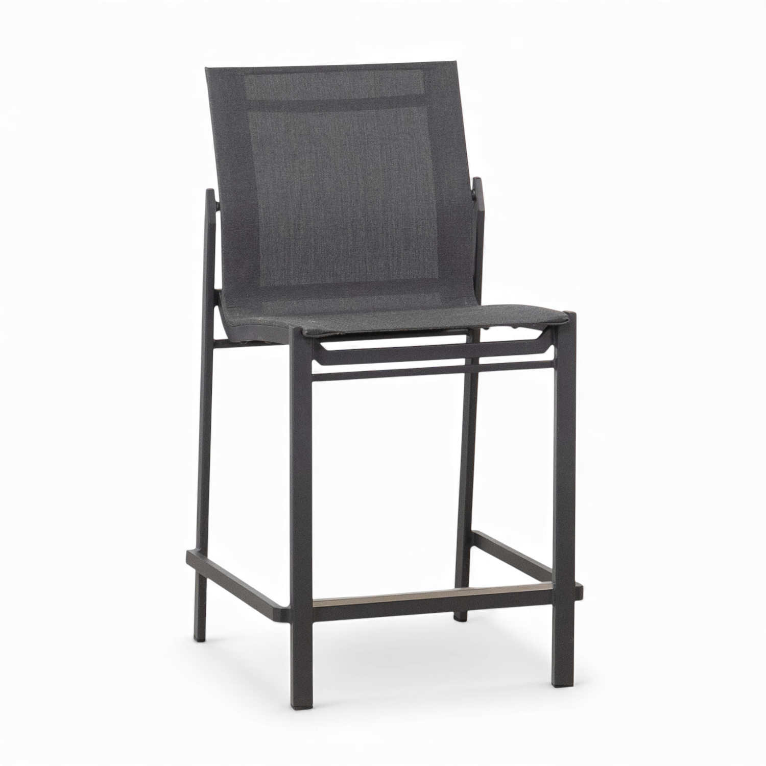 Cubic Sling Counter Stool - Slate/Anthracite