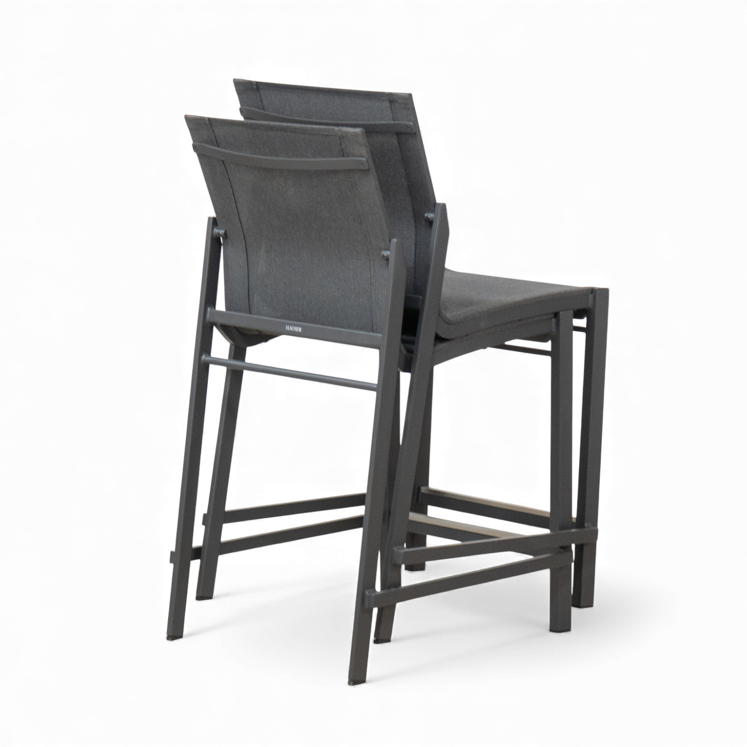 Cubic Sling Counter Stool - Slate/Anthracite