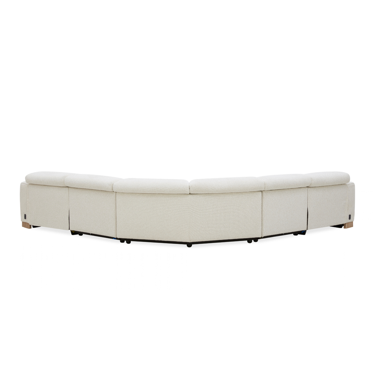 Lacombe Reclining 5pc L-Shape Sectional - Tasmin Linen