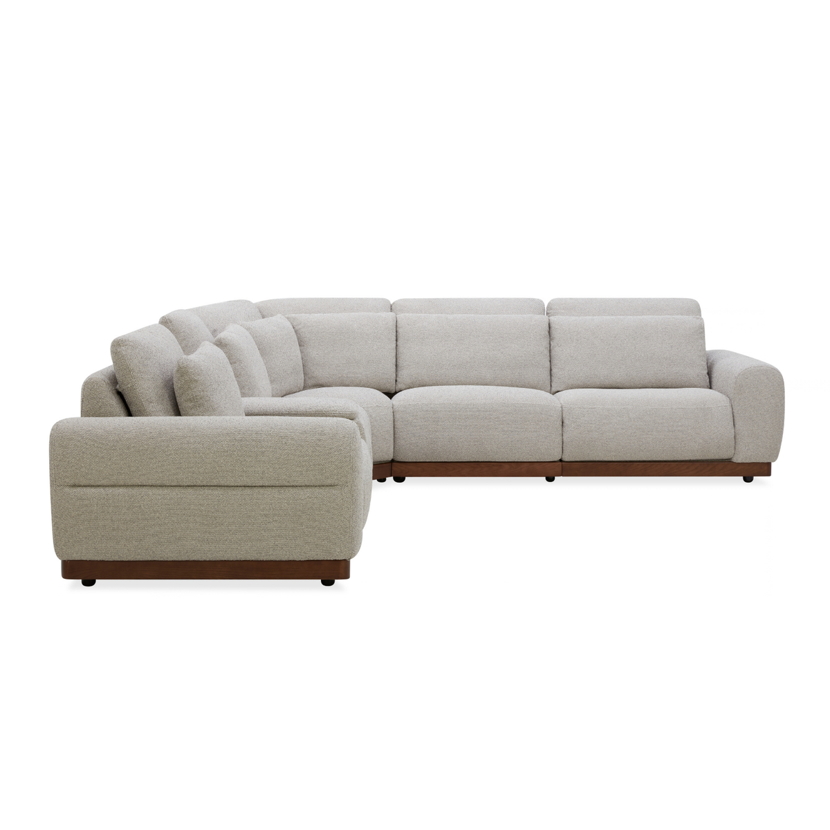 Westmount Reclining 6pc L-Shape Sectional - Tasmin Granite
