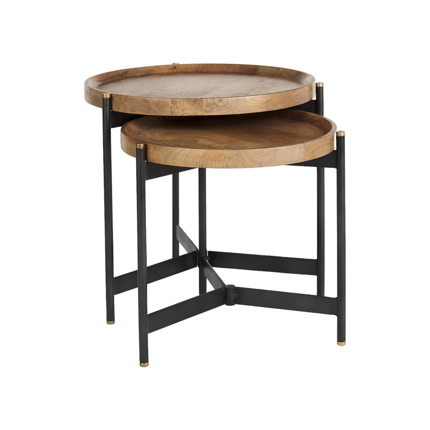 Trench Round Nesting Side Table Set