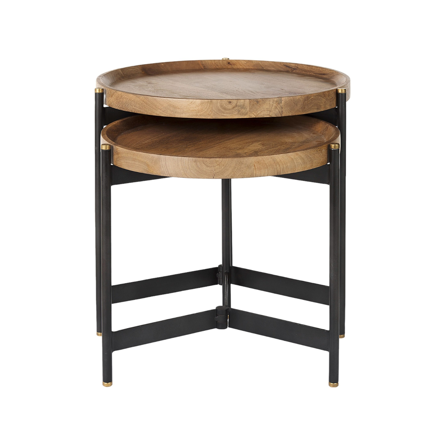 Trench Round Nesting Side Table Set