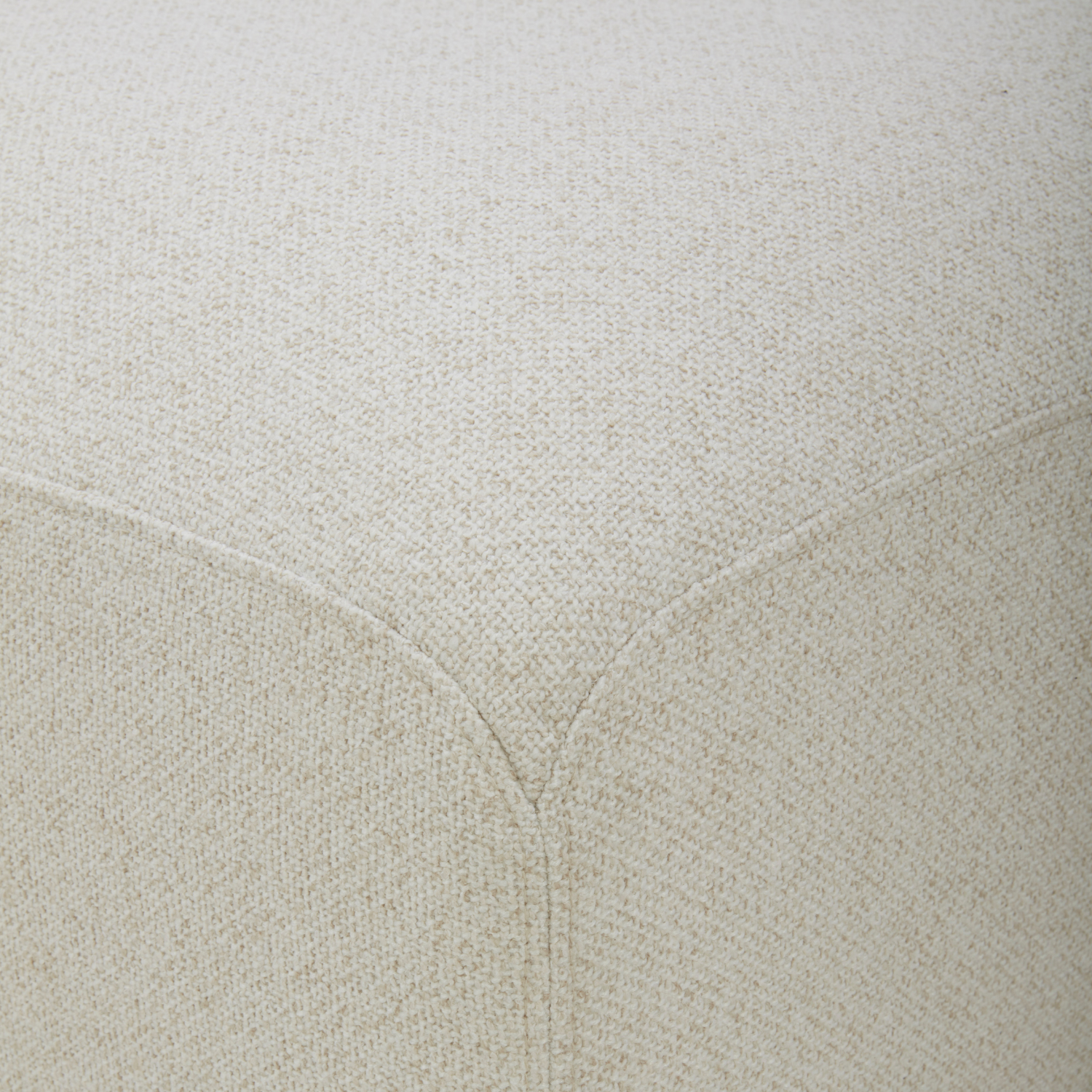 Aspen Ottoman - Linen Weave