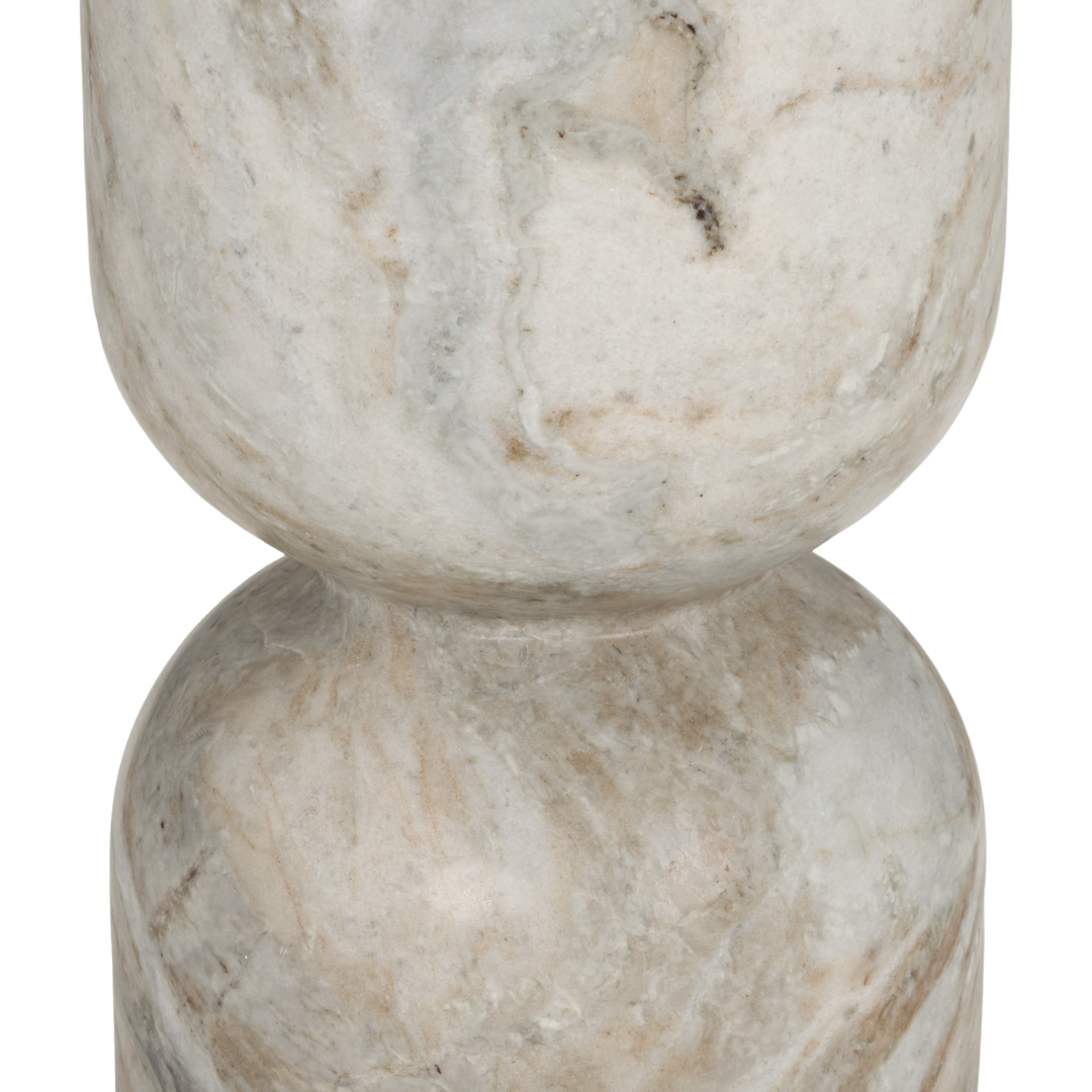 Monolith Pink Marble Side Table