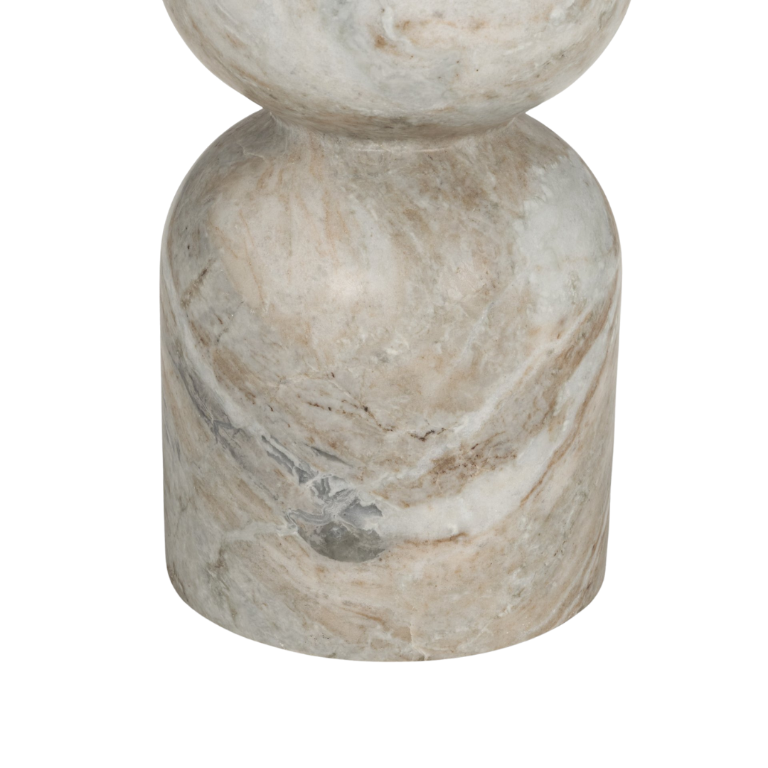 Monolith Pink Marble Side Table