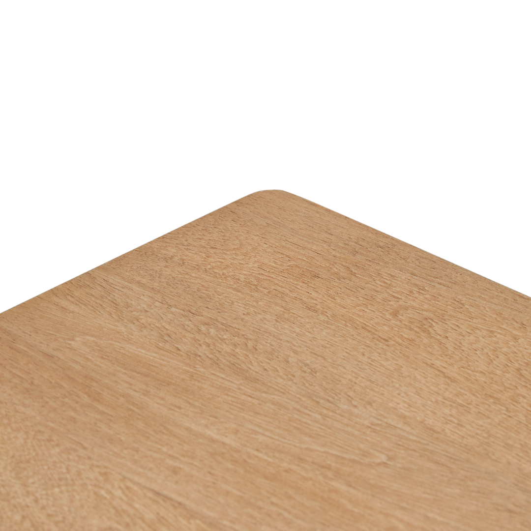 Arbor Weave Wood Side Table - Natural