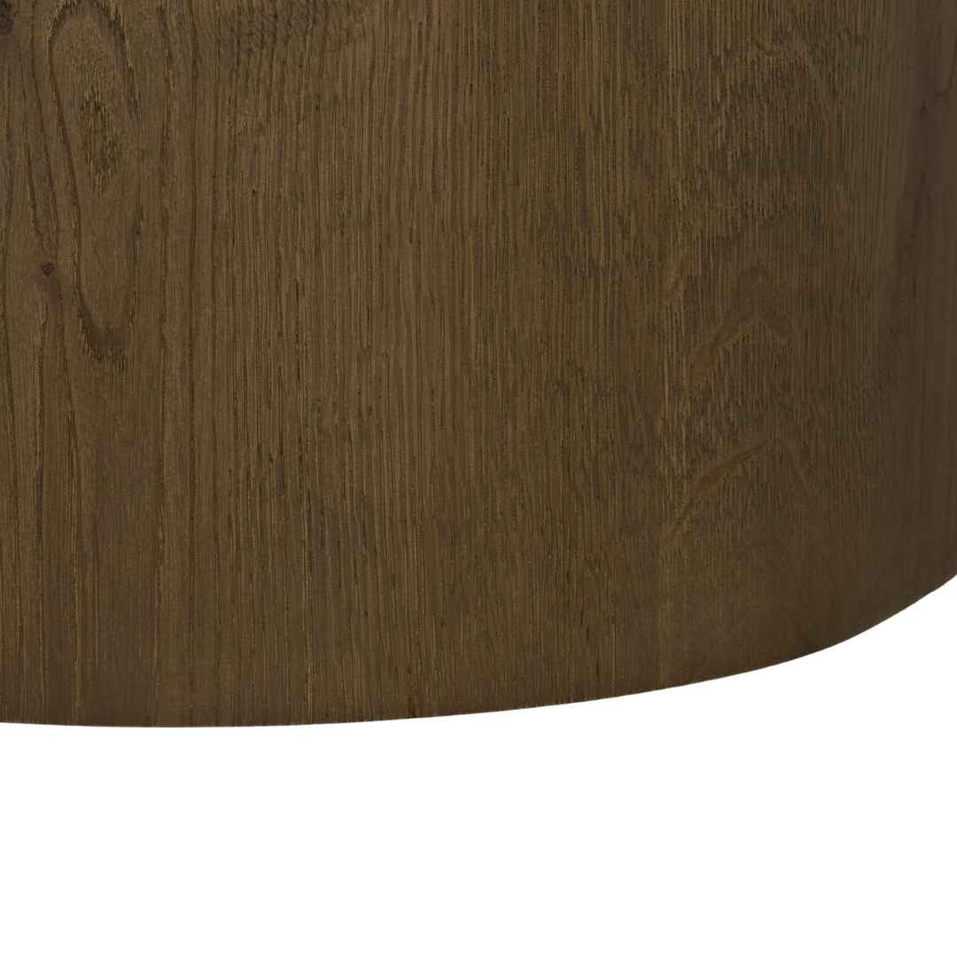 Noma Pedestal Wood 42" Oval Coffee Table