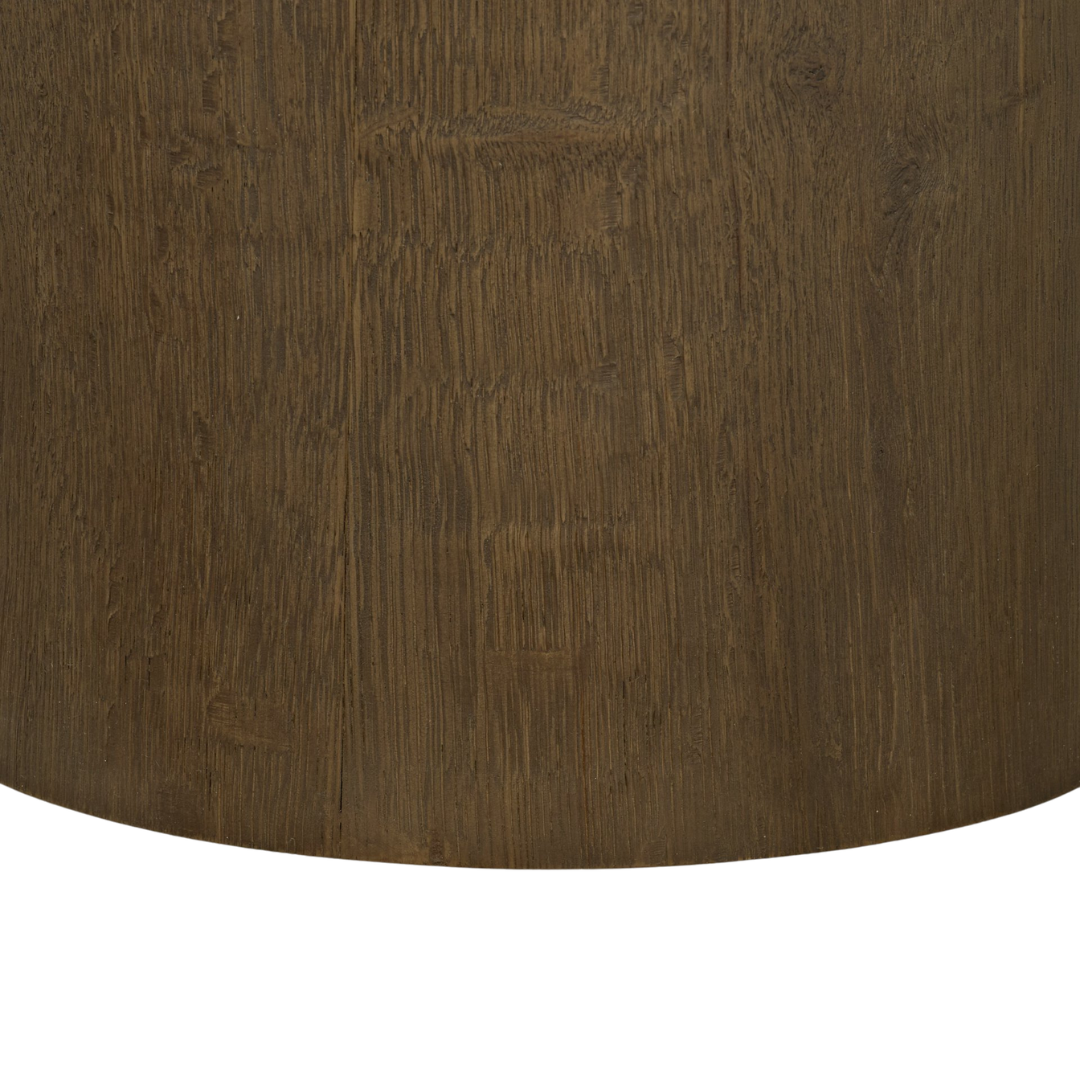 Noma Pedestal Wood 20" Side Table