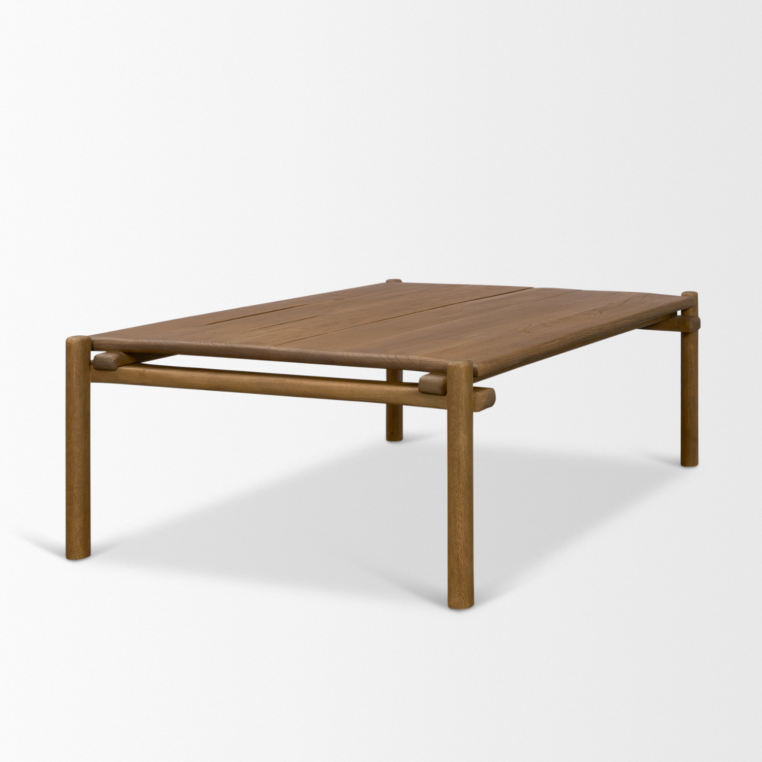 Birk Wood 54" Coffee Table - Natural