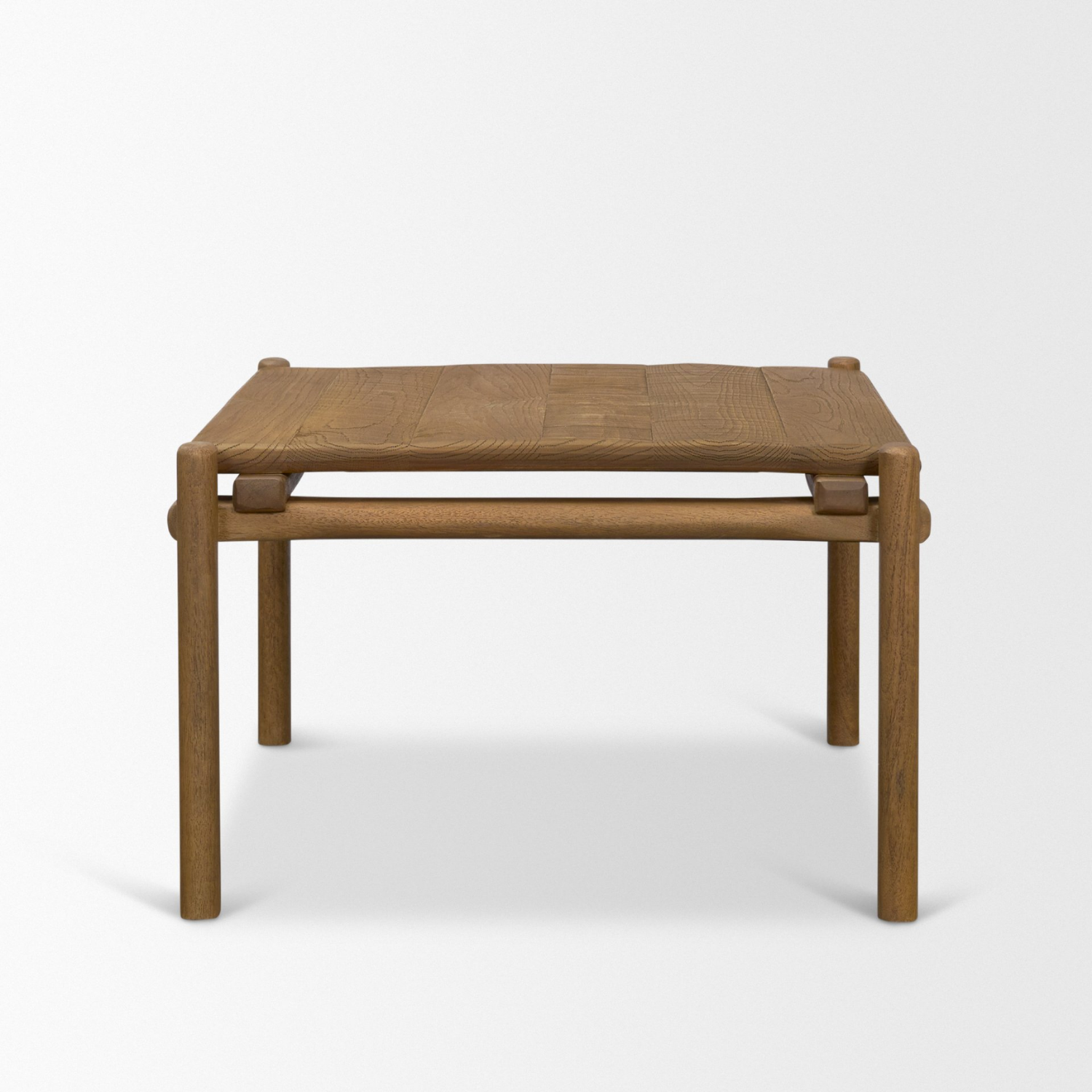 Birk Wood 28" Square Coffee Table - Natural