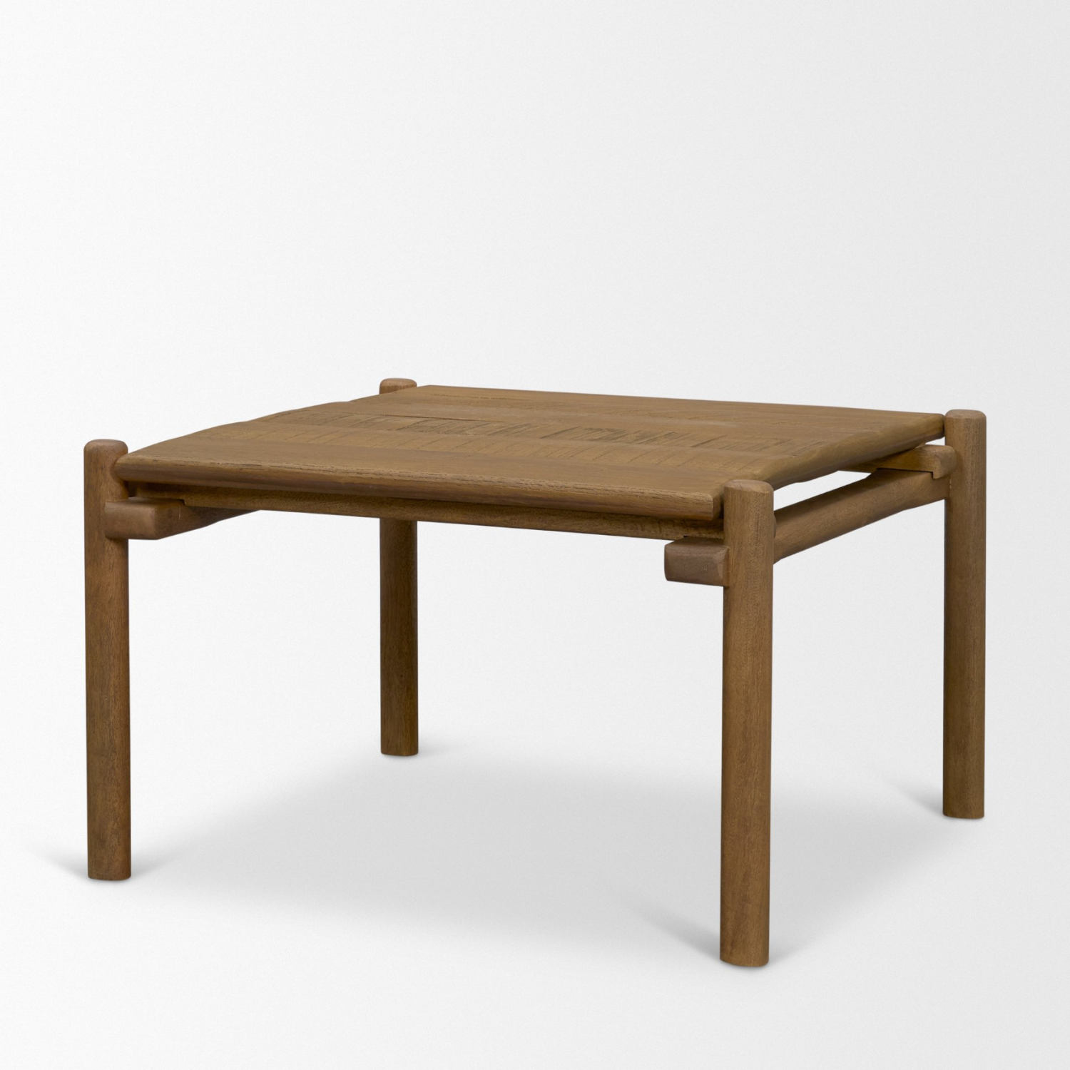 Birk Wood 28" Square Coffee Table - Natural
