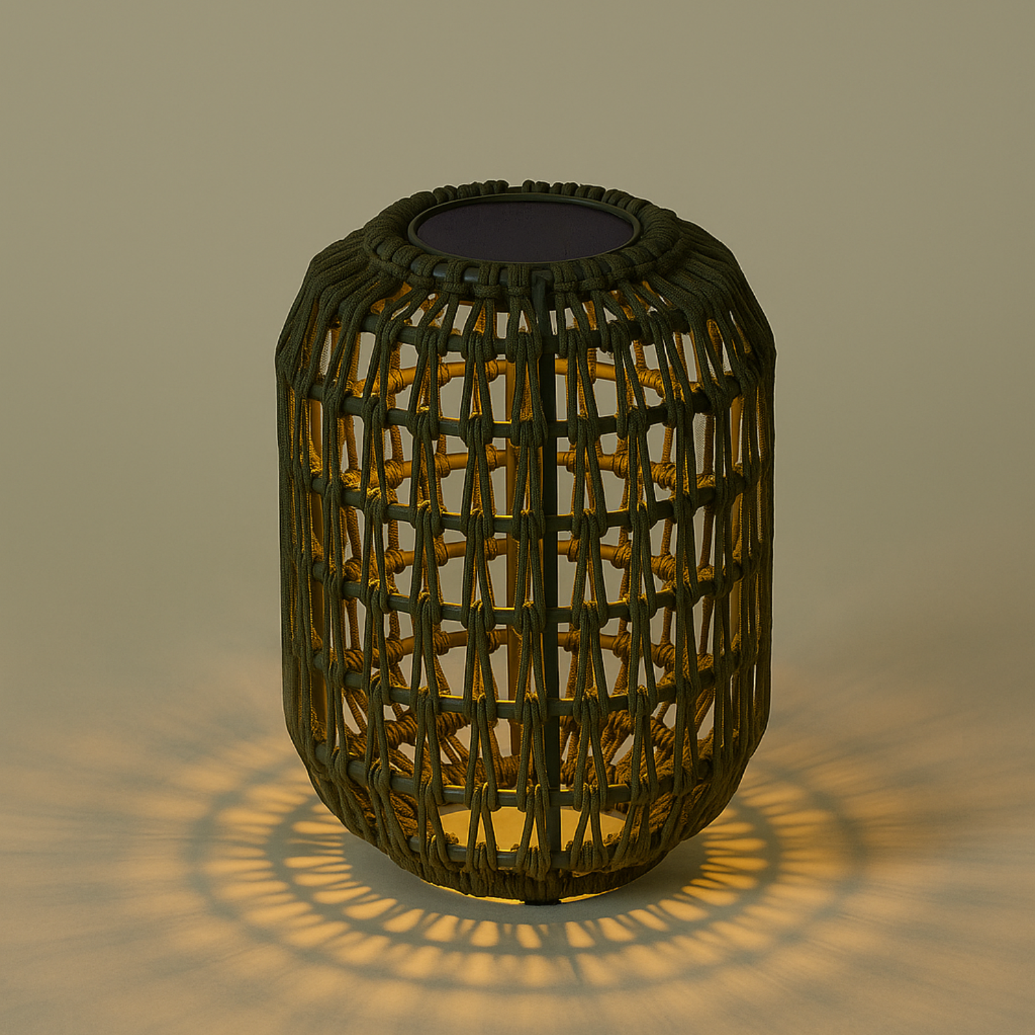 Raleigh Rope Solar Lantern - Olive