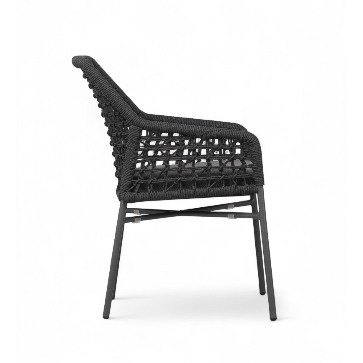 Marlee Dining Arm Chair - Charcoal