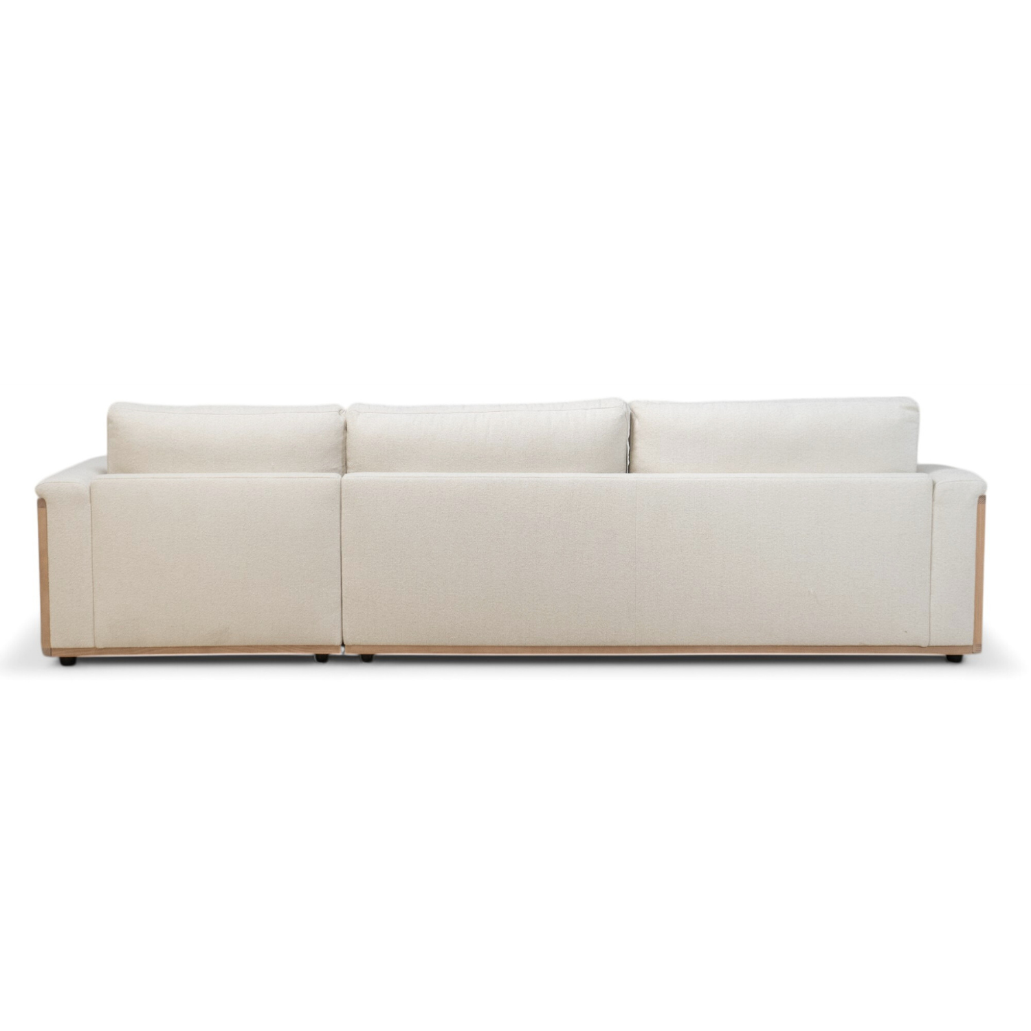 Nassau 120" Chaise Sectional - Mellow Ivory