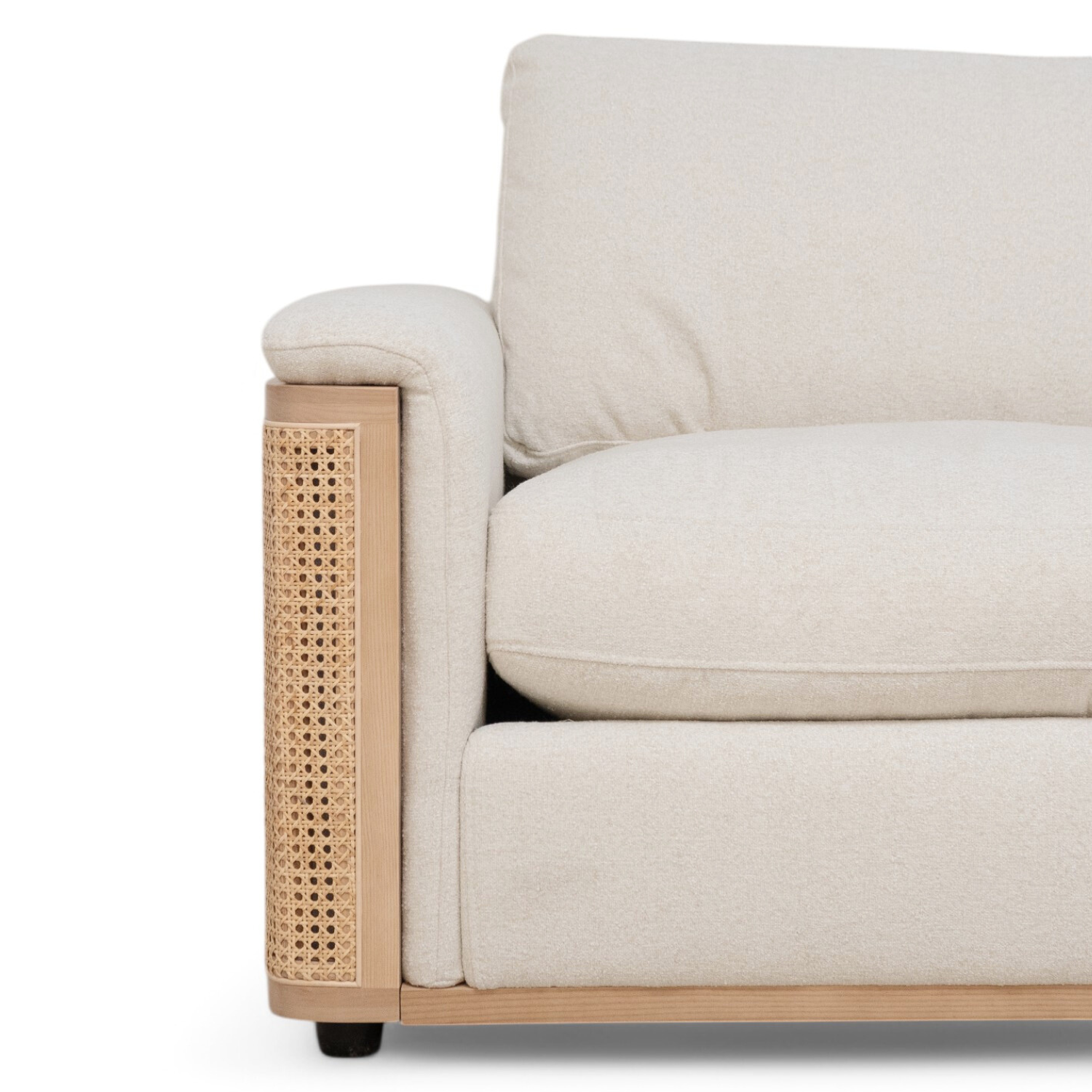 Nassau 120" Chaise Sectional - Mellow Ivory